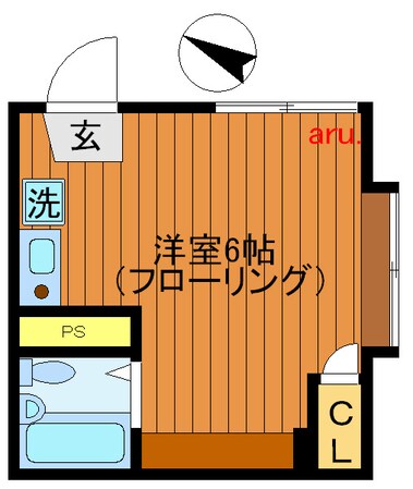 三鷹台駅 徒歩7分 1階の物件間取画像